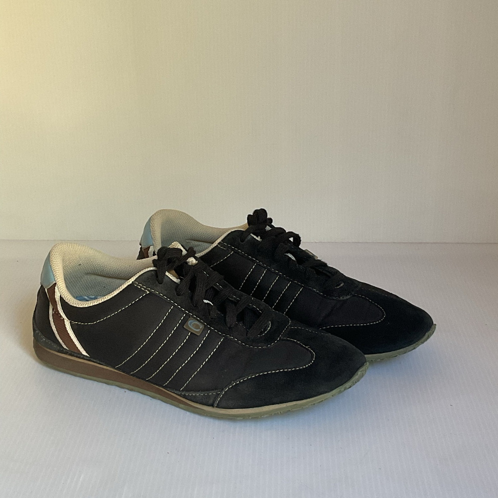 Vintage Coach Sneakers  Nikki Black Suede Nylon Women’s 7 Retro 2000s Y2K